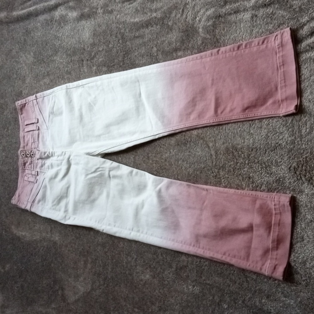 Anthropologie lavender ombre jeans
